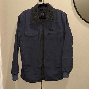 NWT Men’s Sherpa-lined AGT/Wrangler Canvas Shirt Jacket - S